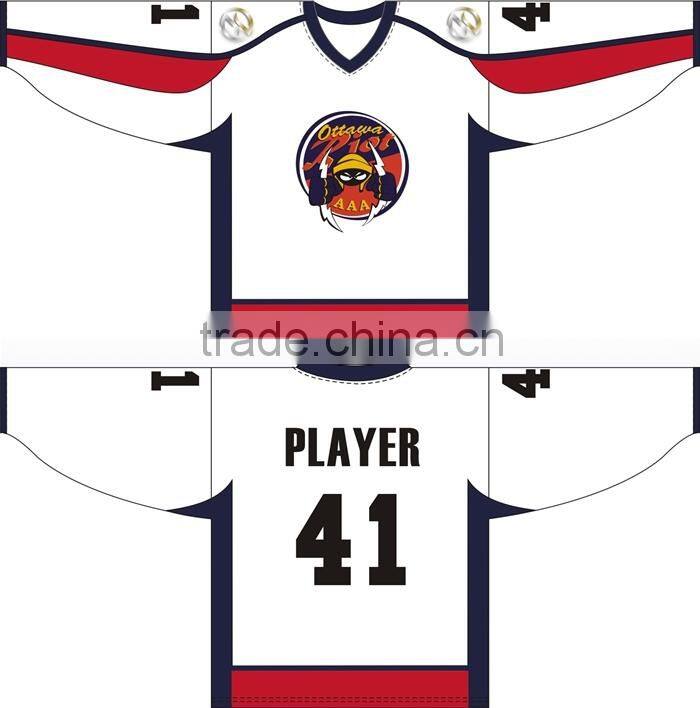 new sublimated custom ice hockey wear design