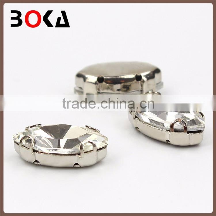 // Hot selling crystal with claw mobile phone patch // decoration flat back rhinestones for garment accessory //