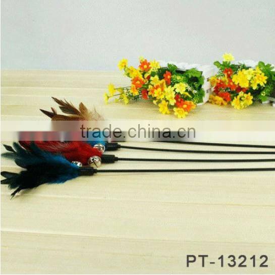 Feather Cat Teaser Stick Toys / cat toy stick