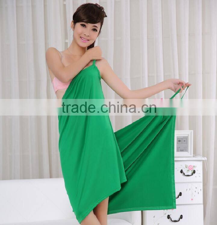 Wholesale Girl Sex Plain Microfiber Velco Beach Pareo Sarong