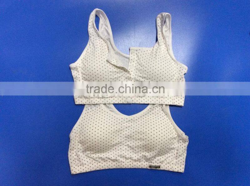 New athletic teen bra for sport girl young girl yoga bra