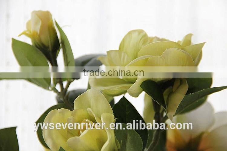 Classical gardenia decorative floral household act the role ofing is tasted The simulation flower silk flowers The table flowers