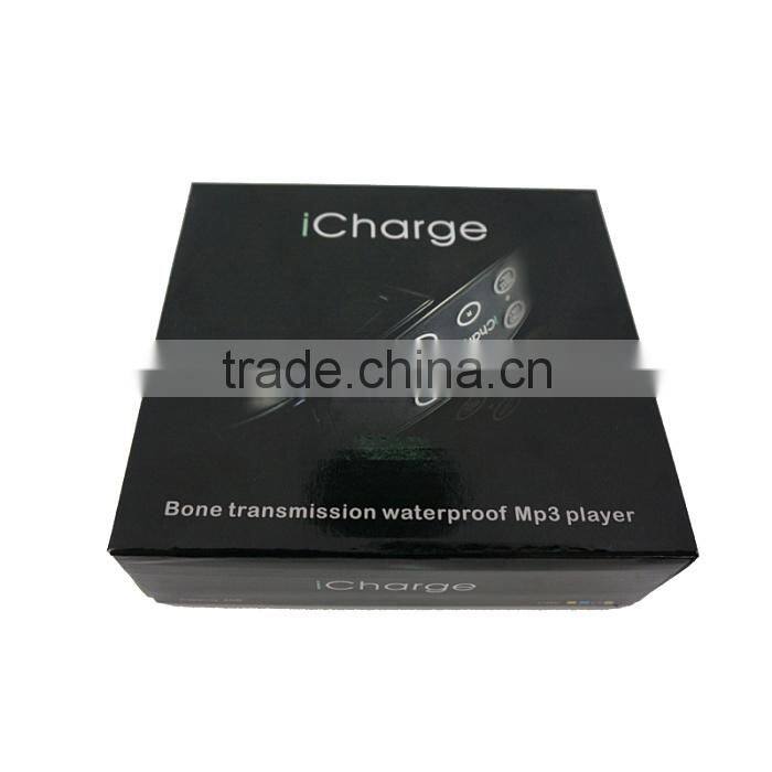 High Tech Bond conduction mp3 player 8GB memory waterproof 10m sport headset