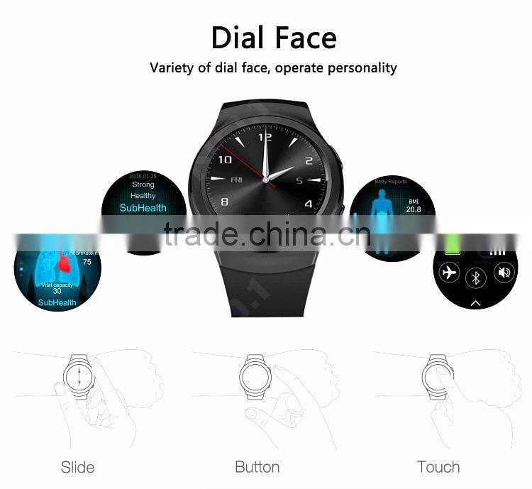 GSM smart phone watch with silicon brand touch display watch 2016