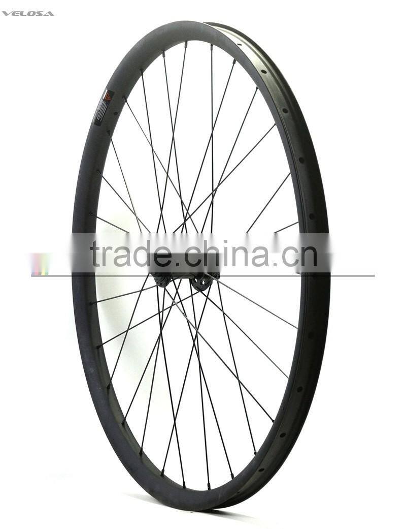 2016 new style offset MTB carbon clincher wheelset 29er hookless AM/DH 40mm wide racing Asymmetry wheels