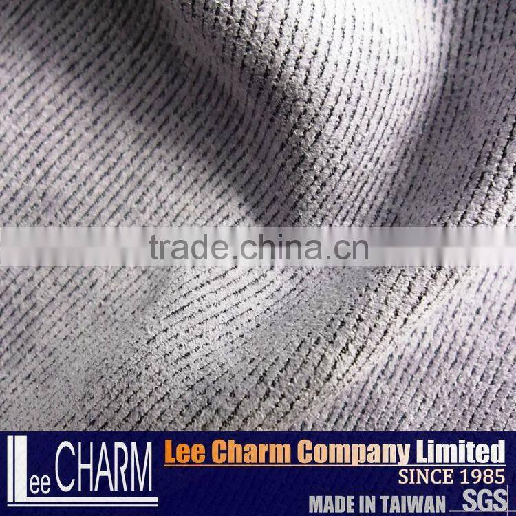 Polyester Twill Suede Fabric Peach Finished