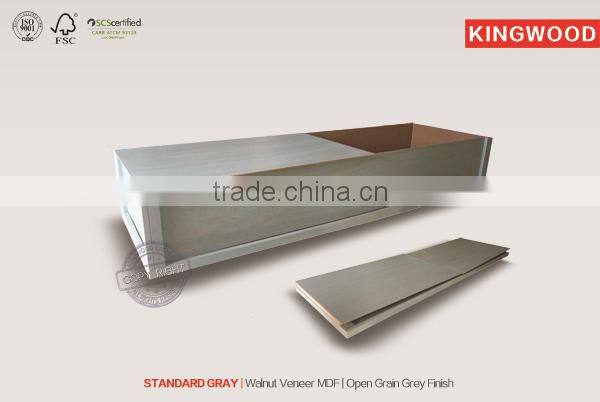 cheap adult cremation urns wooden urns for ashes STANDARD GRAY poplar Cremation casket