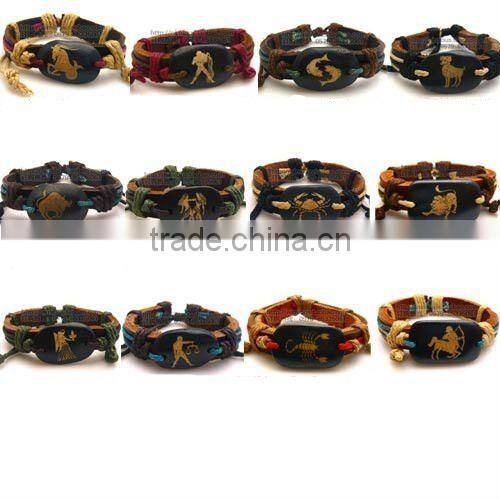 Professional leather production,lovers common used bracelet jewellery colored print with an arrow wearing heart AL0041