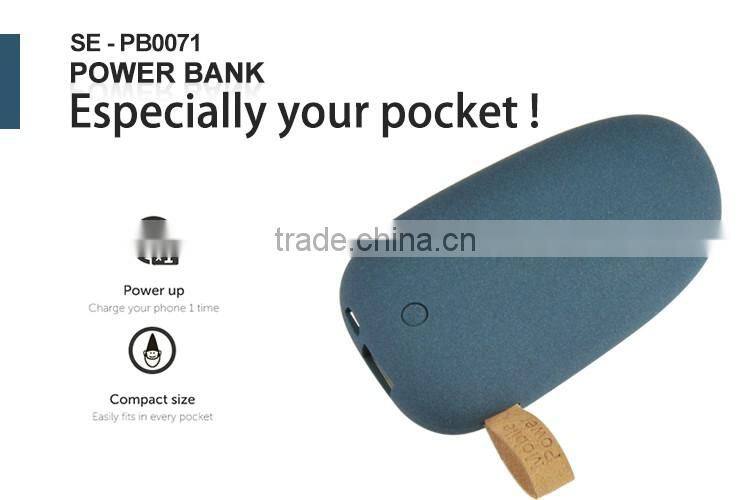 High Quality Creative 3600Mah Cobblestone Power Bank Universal Portable Backup Battery Charger