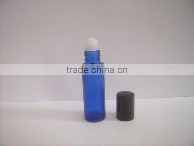Glass Roll on Bottles 10ml Aromatherapy Essential Oil Roller Bottles with Roller ball & Brushed Cap