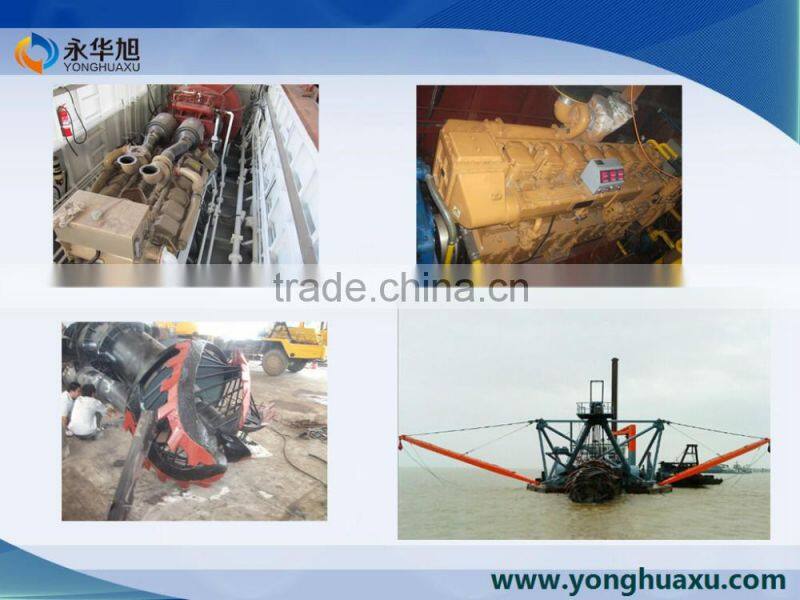 18 inch 24 inch used construction machinery underwater hull cleaning river sand gold dredger cutter suction dredger