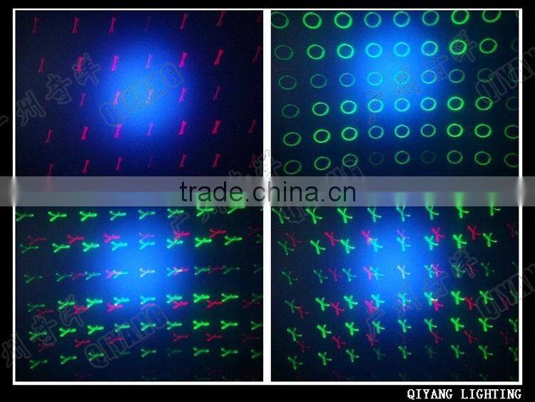 AMAZING full color animation laser light with LED bule effect