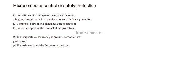 (50-60HP&37-45KW)&(7-13bar&0.7-1.3Mpa)screw air compressor.(5.0-8.0m3/min&F.A.D)