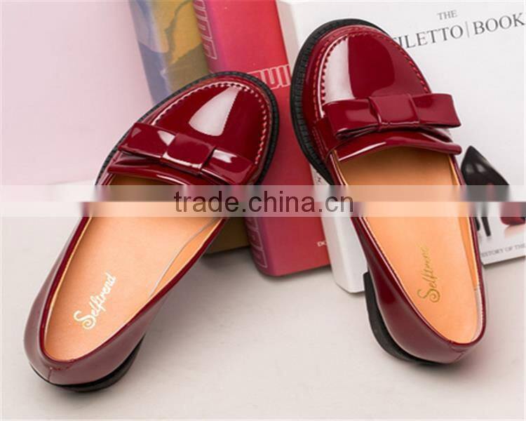 New design ladies rubber soles flat shoes india shoes with great price