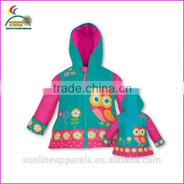 kids plain rain jacket