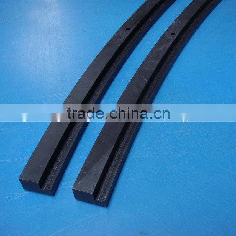 high quality uhmwpe sliding guide conveyor belt PE100 bend guide rail