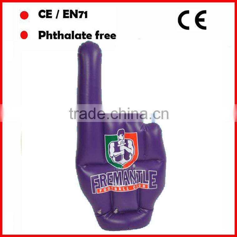 five finger inflatable hand/one finger inflatable hand/cheap inflatable hand