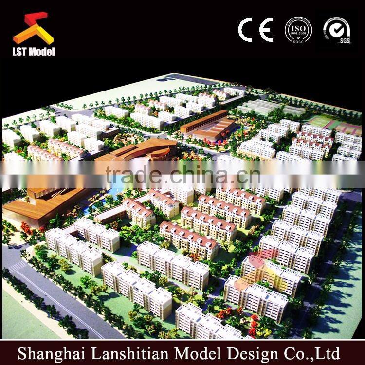 architectural miniature scale models for apartment residential buildings