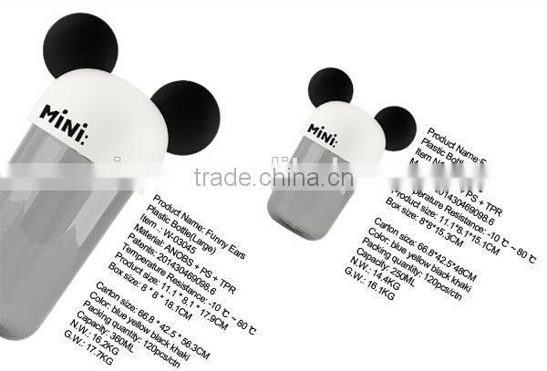 Student used bpa free sports plastic water bottle