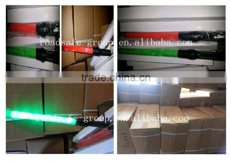 2014 New products led flash police stick /safety baton /traffic baton