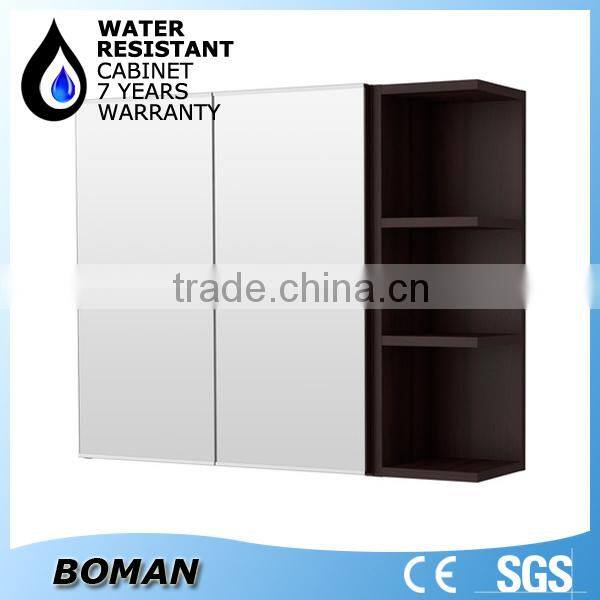 high gloss wall mounted bathroom mirror cabinet