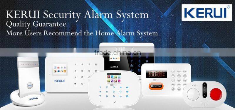New KERUI G18 with gas detector and HD wireless camera wireless gsm alarm system