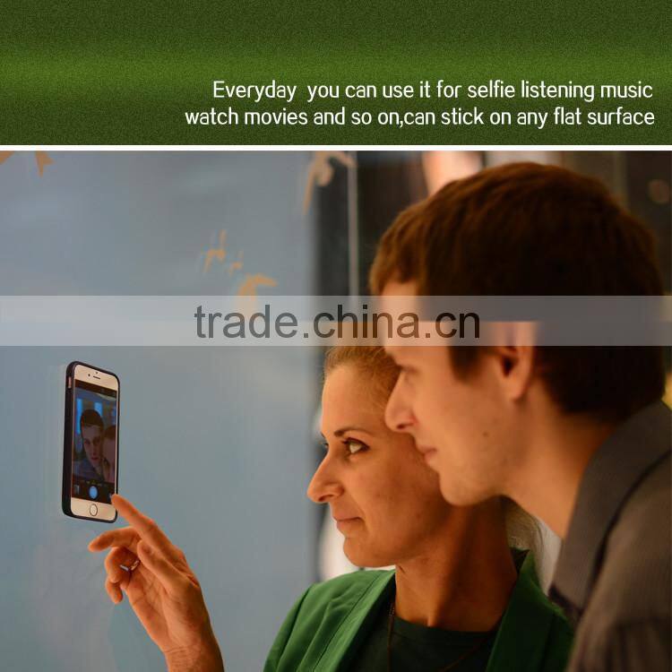 Low price Selfie Sticky Tpu Pc Nano Suction Anti Gravity For Iphone 6 case plus mobile phone holder