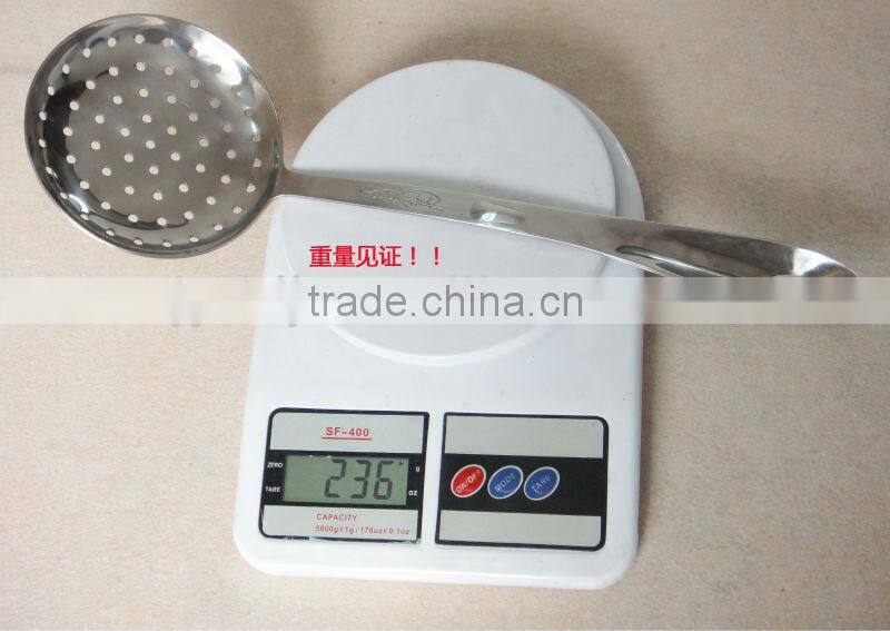 All Frged Kitchen Utensils Strainer Scoop,Strainer Ladle