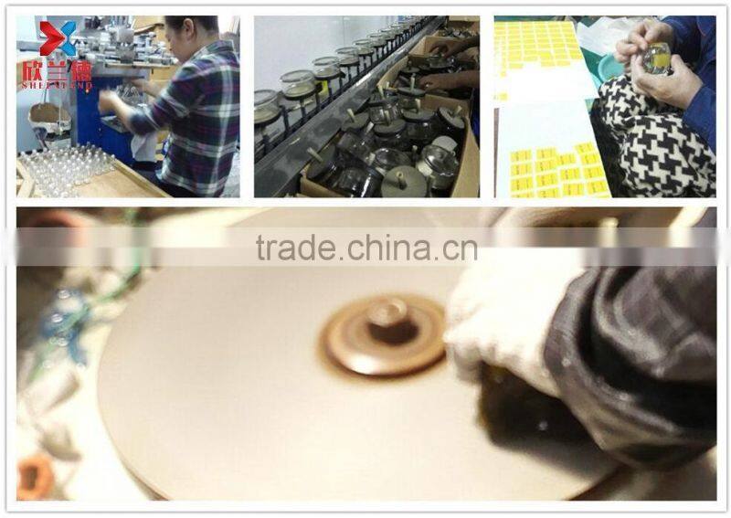 wholesale cheap ! 220ml white glass candle jar / round wild-mouth bottle