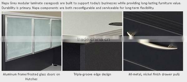 Adjustable executive office desk table NAP-01GRY