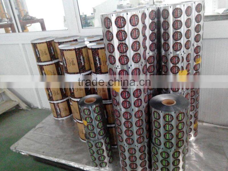 factory wholesale aluminum foil laminated roll seal film, roll seal film for K-cup