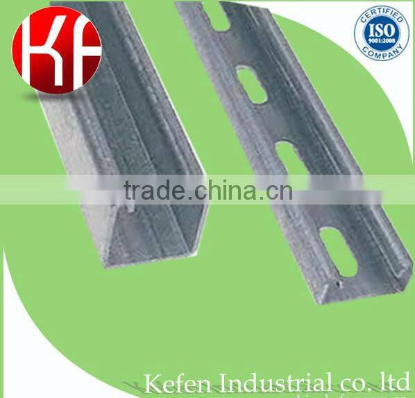 41*41mm/41*21mm standard size gi steel u shaped channel metal shelf brackets