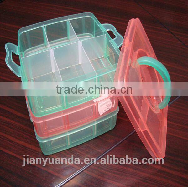 plastic storage boxes /clear plastic storage box with dividers /plastic storage box with handle