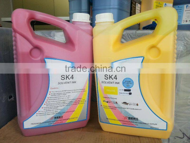100% original Challenger ink sk4 solvent ink for spt print head