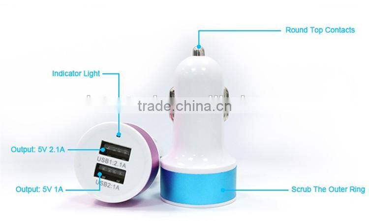 Wholesale USB Car Charger Adapter/Portable Car Charger/Micro Car Charger