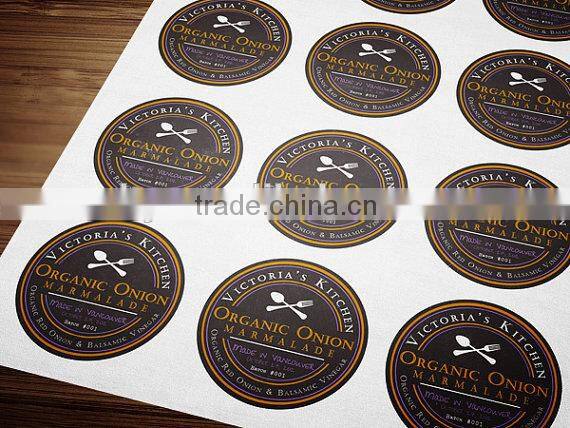 permanent die cut uv resistant vinyl sticker (M-A468)