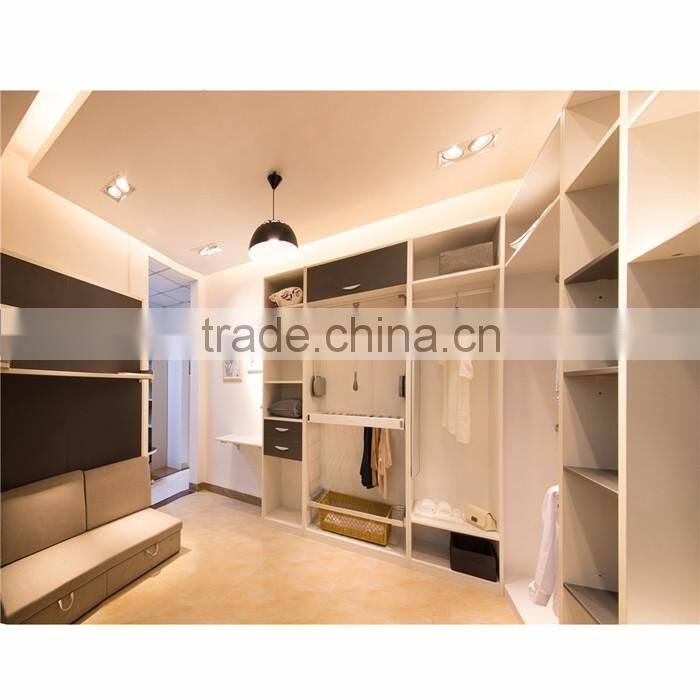 Folding Furnitur Queen Size Day Sofa Wall Bed With Drawer