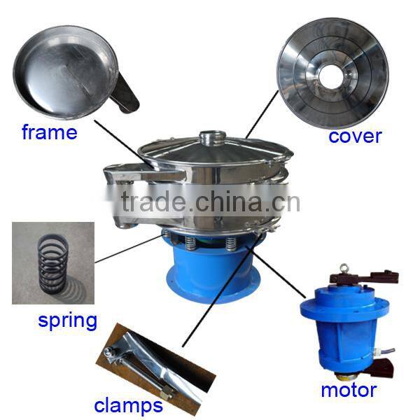 Rotary vibrating sieve For Herbs, 2 - 500 Mesh Powder/ Particles Sieving