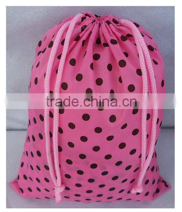 nylon small drawstring shoe bag