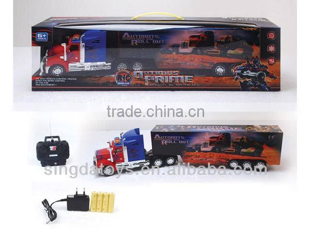 New arrive ! 4 Channel with light and recharge battery rc container truck