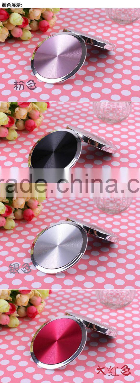 Fashion design portable mirror power bank with cable usb mobile charger for women and promotional gift