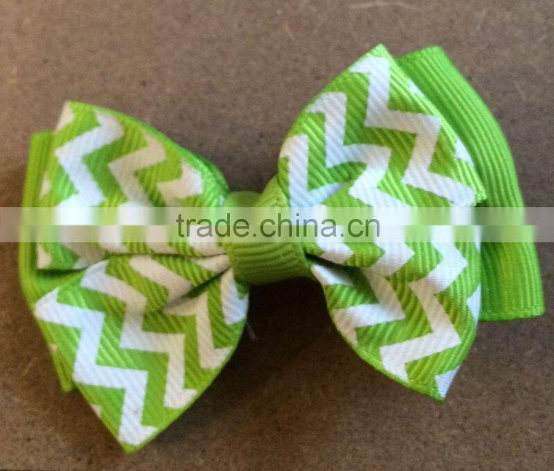 2015 summer fashion lovely wave bowkont hair clip high quality cloth hairclip