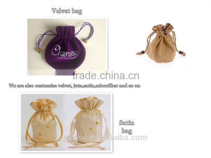 velvet drawstring pouch/velvet bag