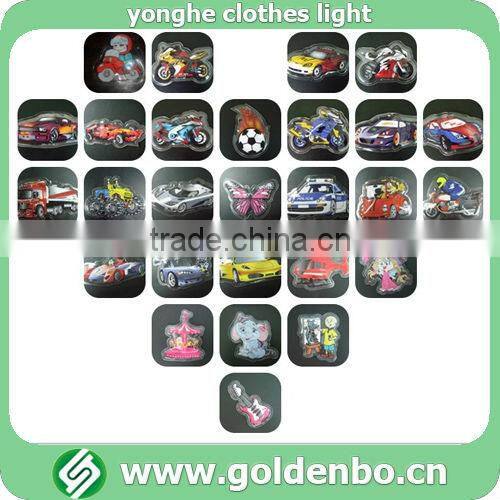 Butterfly pattern PVC clothing light light up clothing