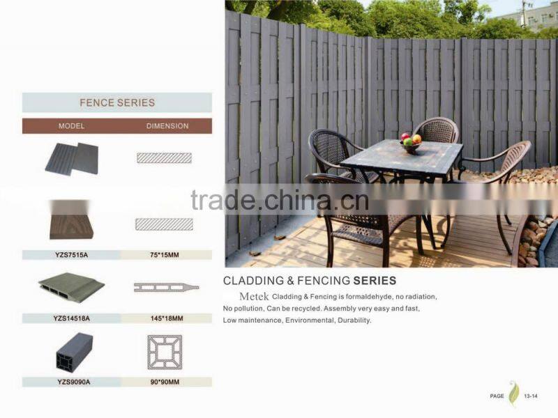 wpc used metal fence post