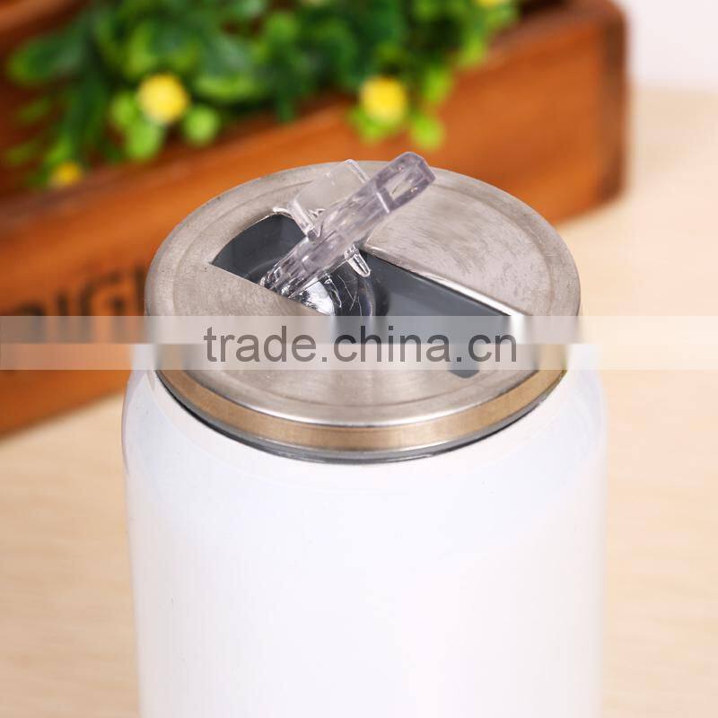 FDA passed stainless steel can shape vacuum water bottle