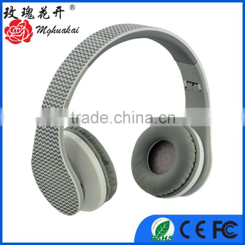 bluetooth earphone with mic bluetooth wireless earphone FM radio TF card CE FCC ROHS
