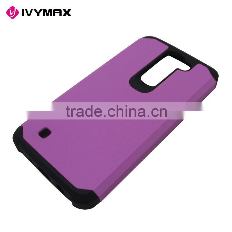 Mobile phone case manufacturer Guangzhou slim duo shield combo case for LG K7 M1