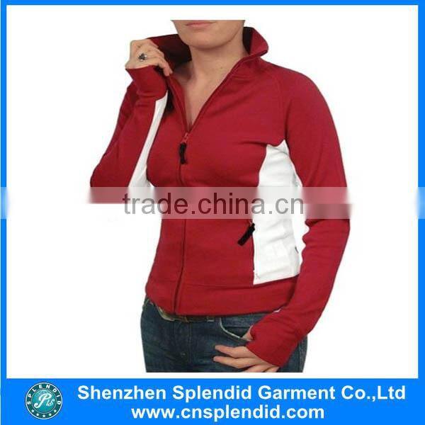Custom sports womens slim fit fashion bomber Jacket