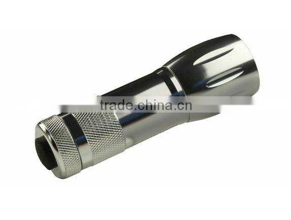New design Cheap Durable aluminum 9 led flashlight